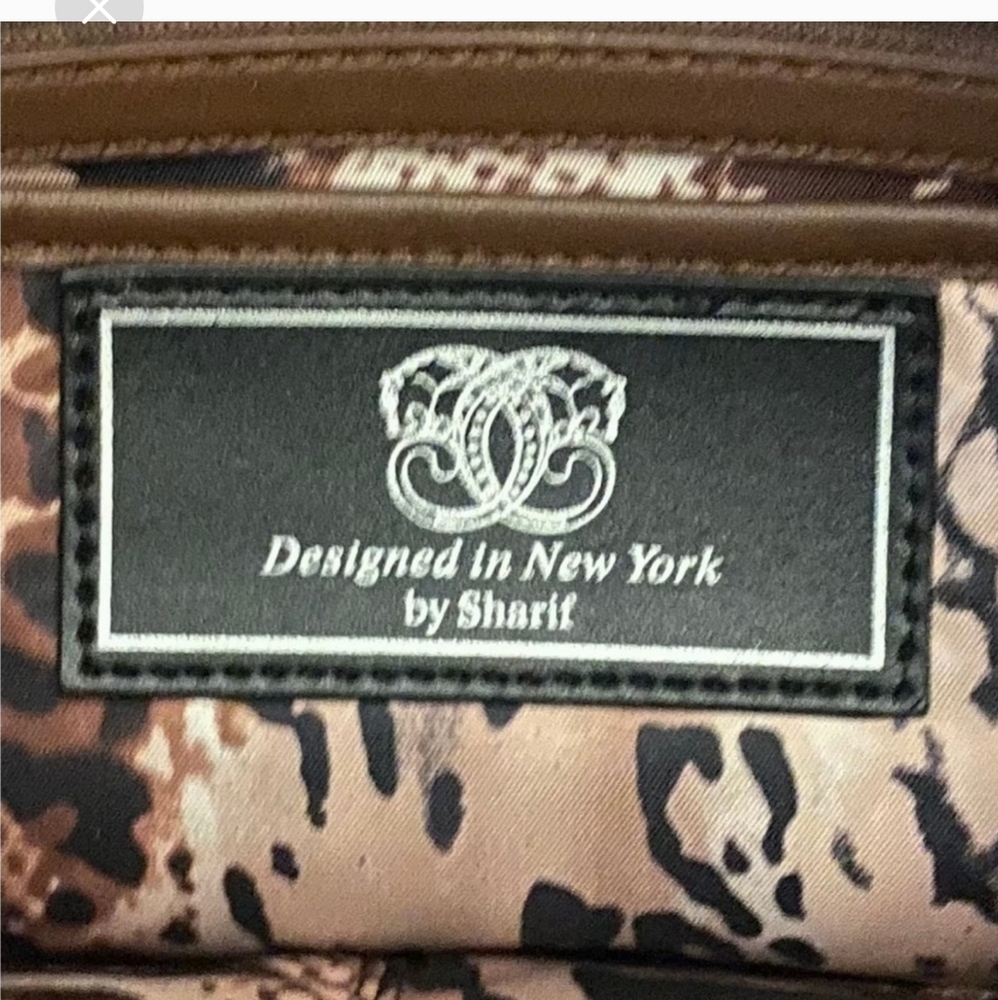 SHARIF LARGE PURSE PEACOCK  FEATHER PRINT - Picture 8 of 9